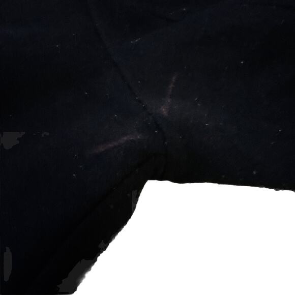 Guess Womens Sz XL BLK Wool Full Zip Up Herringbone Collar Long Tunic Moto Coat - Picture 11 of 15